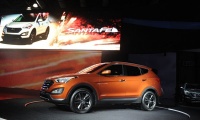Hyundai Sante Fe New York Otomobil Fuarı Görselleri