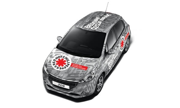 Peugeot 208 Red Hot Chili Peppers Sponsorluğu