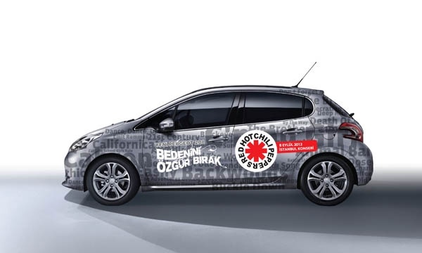 Peugeot 208 Red Hot Chili Peppers Sponsorluğu