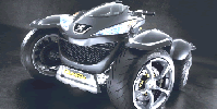 Peugeot Quark Konsept,İki koltuklu, dört-teker çekişli bir araç ...