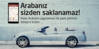 “Avea Arabam” uygulamasıyla park yerini unutma derdine son