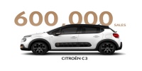Citroën C3, 30 ayda 600.000 satış adedine ulaştı