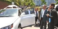Gül, insansız araca bindi 