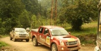 Isuzu D Max dünya rallilerinin  zorlu etaplarında test ediliyor...