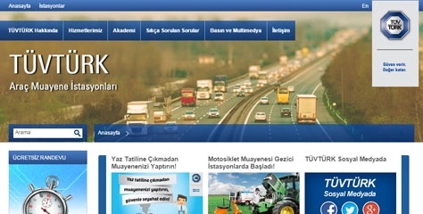 TÜVTÜRK internet sitesini ve randevu sistemini yeniledi!