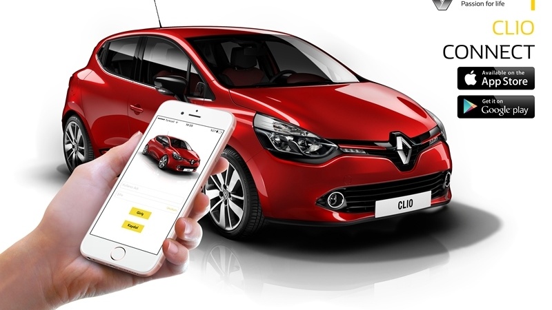 Clio Connect, kullanıcısına akıllı telefon üzerinden üstün güvenlik hizmetleri...