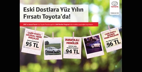 Toyota Eski Dostlarını Unutmuyor