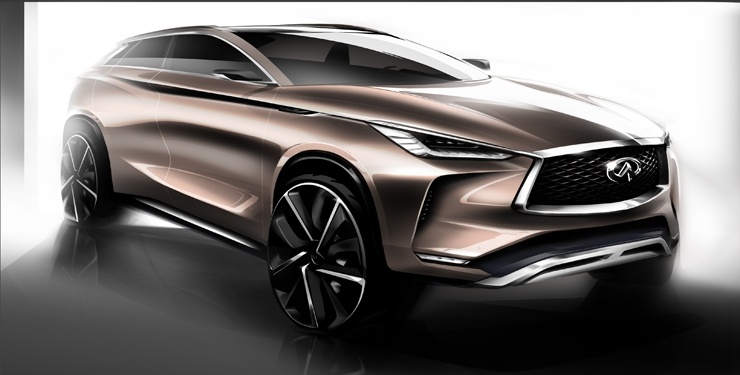 INFINITI QX50 Concept Detroit Otomobil Fuarı’nda tanıtılıyor