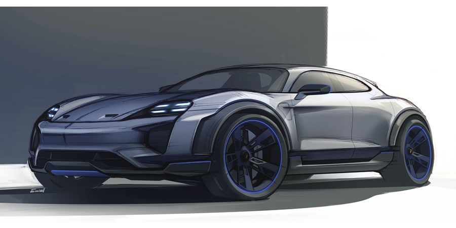 Porsche’nin elektrikli Crossover’ı: Porsche Mission E Cross Turismo 