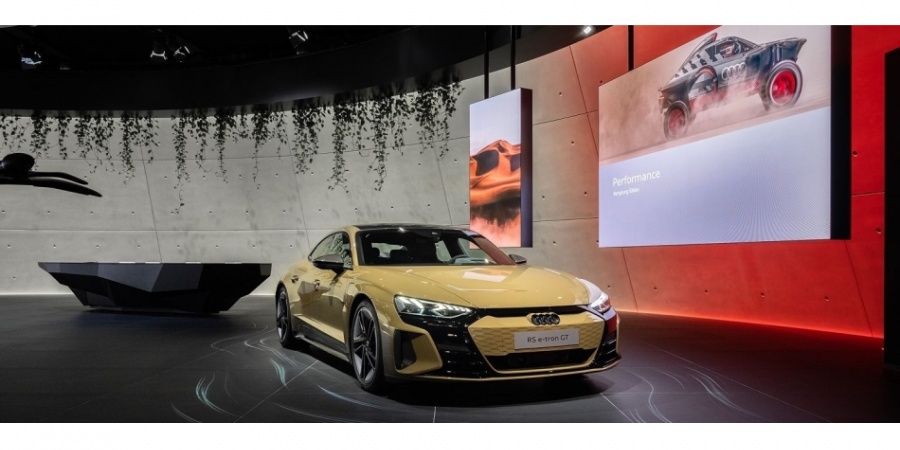 Audi House of Progress ile sürdürülebilir sergi alanı