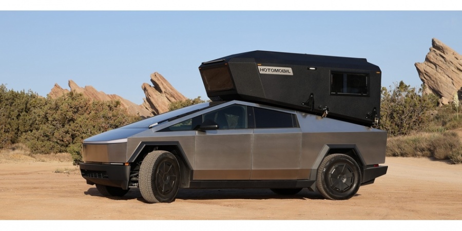HOTOMOBİL, TESLA CYBERTRUCK İÇİN KARAVAN ÜRETTİ