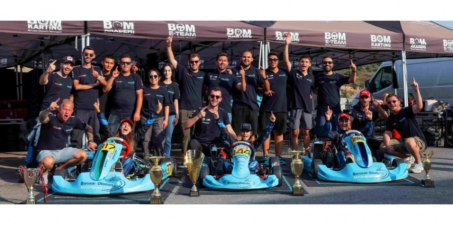 BOM Karting, MOTUL Türkiye Karting Şampiyonası’nın birincisi