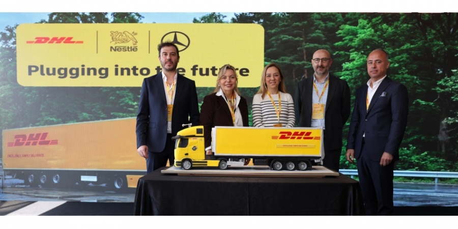 DHL Supply Chain Türkiye, Nestlé Türkiye ve Mercedes-Benz Türk’ten eActros 600 ile Elektrikli Tır Hamlesi