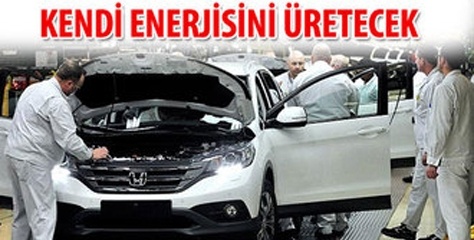 Honda Türkiye kendi enerjisini üretiyor