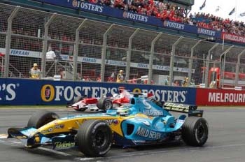 F1'de sezonun ilk galibi Fisichella oldu