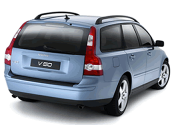 Volvo V50'nin yeni tasarımı dikkat çekiyor
