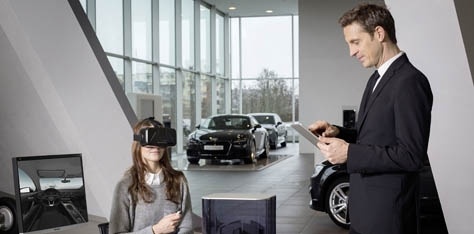 Audi Showroom’u bir gözlüğün içinde!