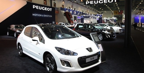 Peugeot nerede Auto Show orada
