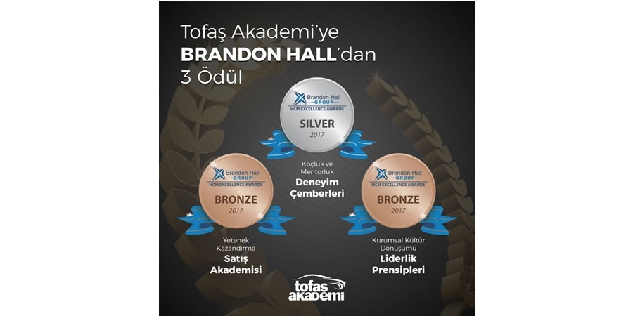 Tofaş’a Brandon Hall’dan 3 ödül