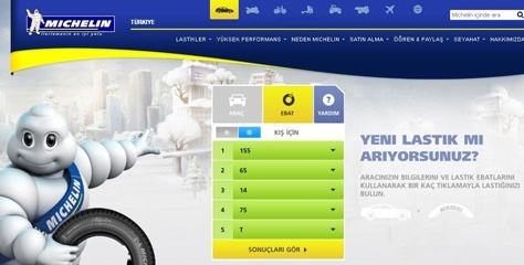 Michelin’in “Lastik Seçici” uygulamasından yenilikler