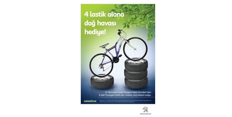 Peugeot’dan dağ bisikleti hediye!