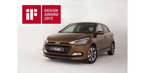 İzmitli Hyundai i20, prestijli ıf desıgn 2015 yılın tasarımı ödülünü kazandı