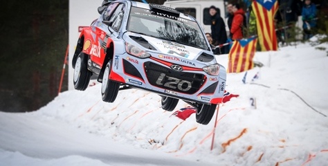 Hyundaı i20 Wrc İsveç’te podyuma çıktı