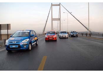 Hyundai i10'lar Paris yolcusu