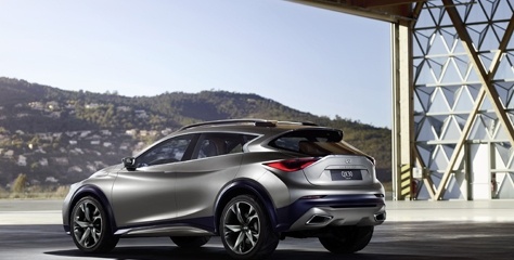 Infiniti QX30 CONCEPT, Cenevre Fuarı için gün sayıyor 
