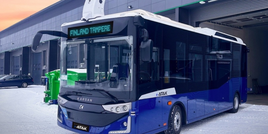 Karsan e-ATAK Finlandiya’nın da İlk Sürücüsüz Elektrikli Otobüsü