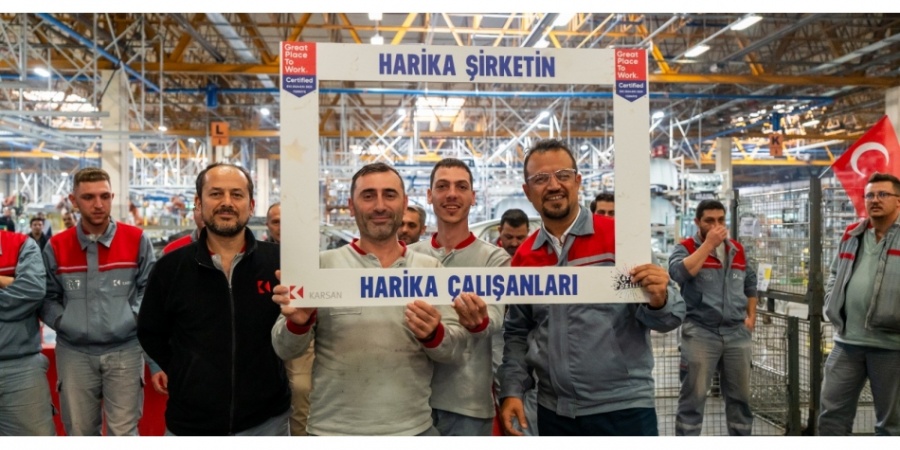 Karsan'a Great Place to Work sertifikası