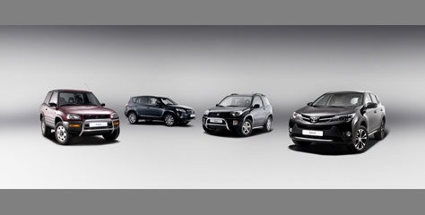 SUV segmentinin öncüsü  Toyota Rav4 20 yaşında