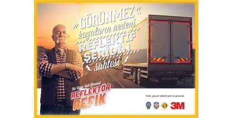 3M Türkiye, Sümer Tilmaç’la birlikte  yol güvenliğine dikkat çekiyor