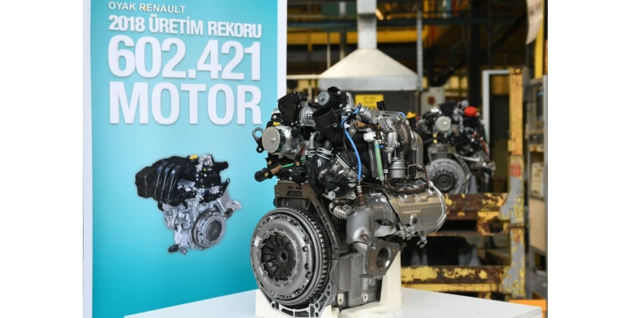 Oyak Renault’dan rekor motor üretimi 
