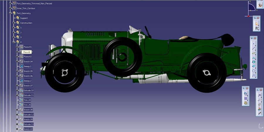 Bentley Birkin Blower’ın dijital modellemesi tamamlandı 