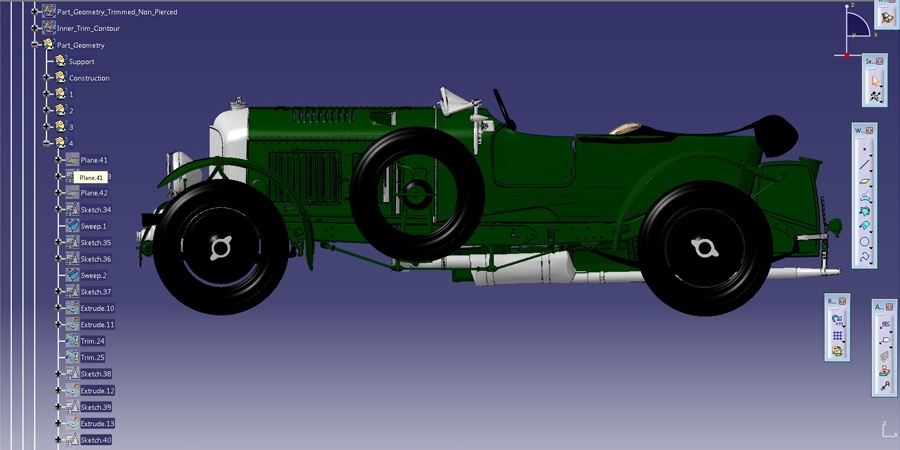 Bentley Birkin Blower’ın dijital modellemesi tamamlandı 