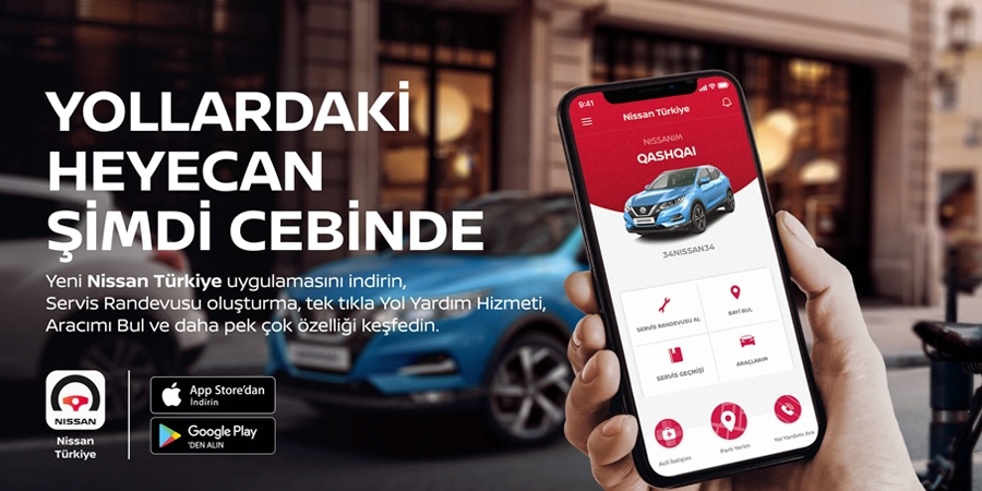 “NISSAN Türkiye Mobil Uygulaması” devrede 