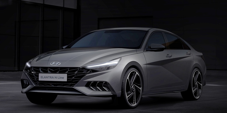  Hyundai yeni Elantra N Line'ın çizimlerini paylaştı