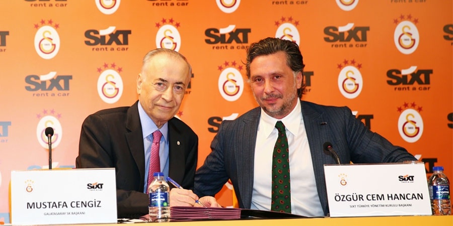 SIXT rent a car, Galatasaray’ın ana sponsoru oldu
