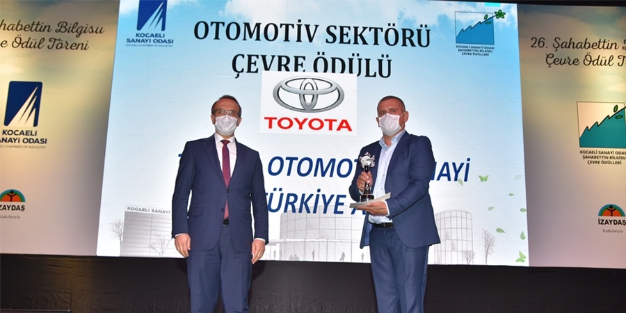 Toyota Otomotiv Sanayi Türkiye'ye çevre ödülü 