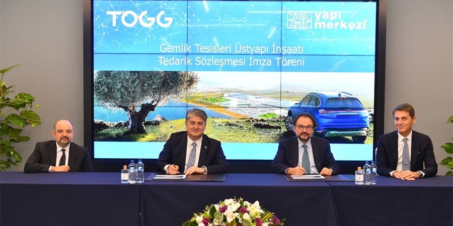 TOGG Gemlik Tesisi’nin inşaatı için Yapı Merkezi seçildi 