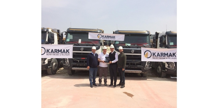 Karmak İnşaat, araç filosunu 20 adet Volvo Trucks kamyon ile genişletti 