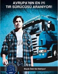 Scania, Avrupa'nın en iyi tır sürücüsünü arıyor