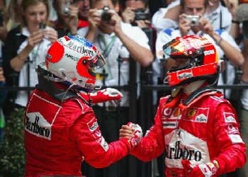 Schumacher, Formula 1'e galip başladı