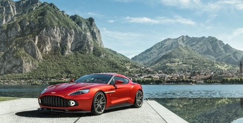 Aston Martin Vanquish Zagato Coupe'yi görücüye çıkardı
