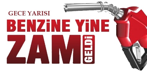 Benzine 7, Motorine 14 kuruş zam geldi