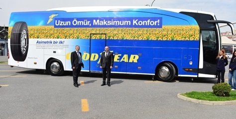 Goodyear’ın otobüslere özel ürettiği lastiği Türkiye’de!