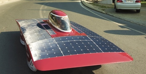 Güneş enerjisiyle çalışan araba  İstanbul’dan Ankara’ya ilk yolculuğunu yaptı