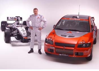 Mika Häkkinen Mitsubishi Lancer Evolution WRC2 Kullanacak