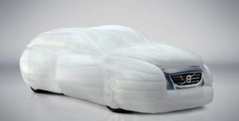 Volvo'nun her yanı hava yastığı...